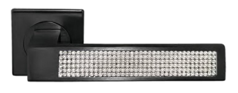 MORELLI Ручка дверная DOLCE VITA S1 NERO-ST — Черный «soft-touch»