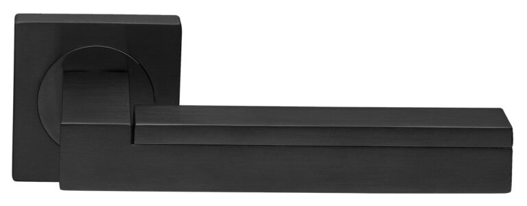 MORELLI Ручка дверная ISLAND S2 NERO-ST — Черный «soft-touch»