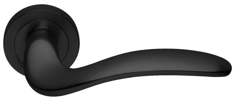 MORELLI Ручка дверная COBRA R2 NERO-ST — Черный «soft-touch»