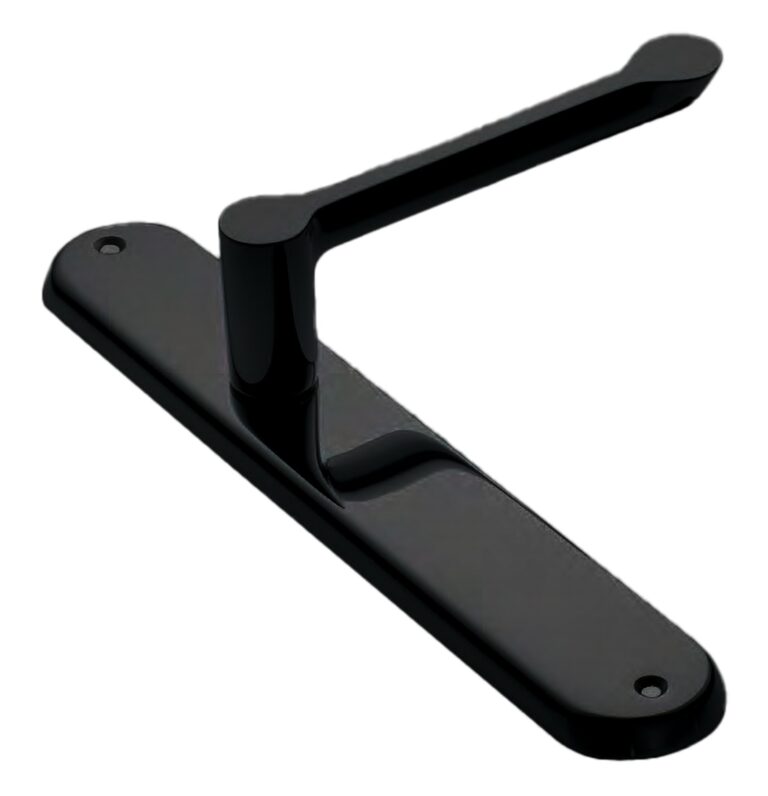 MORELLI RAIN PL NERO-ST, ручка на планке, цвет — Черный «soft-touch»