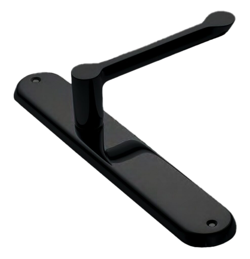 MORELLI RAIN PL NERO-ST, ручка на планке, цвет — Черный «soft-touch»