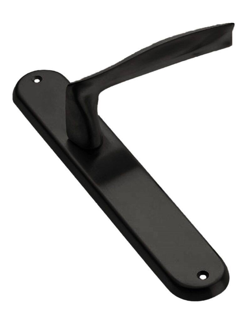 MORELLI WAVE PL NERO-ST, ручка на планке, цвет — Черный «soft-touch»
