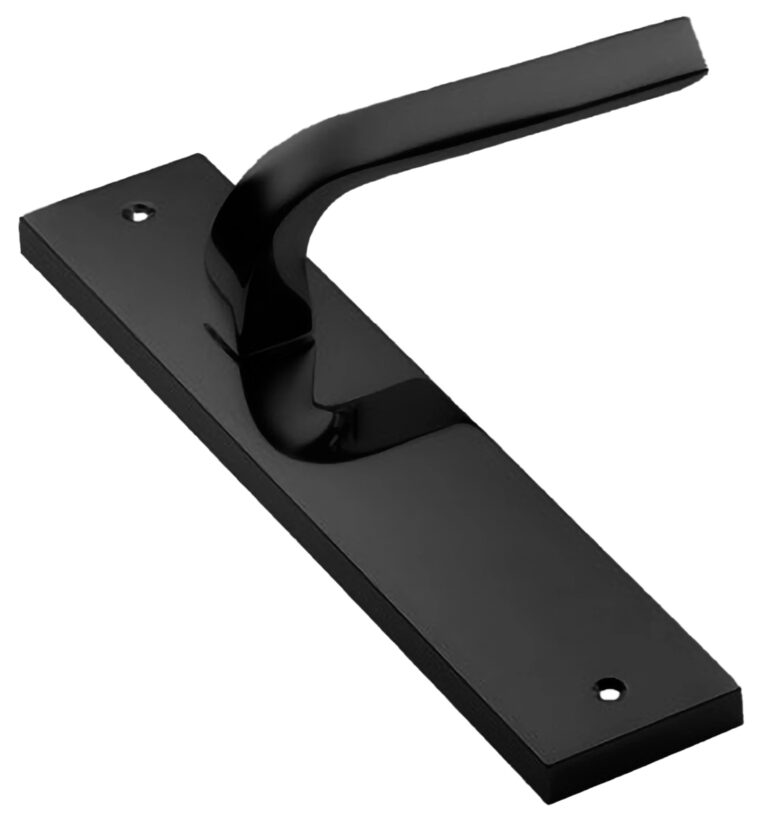MORELLI TENDER PL NERO-ST, ручка на планке, цвет — черный «soft-touch»