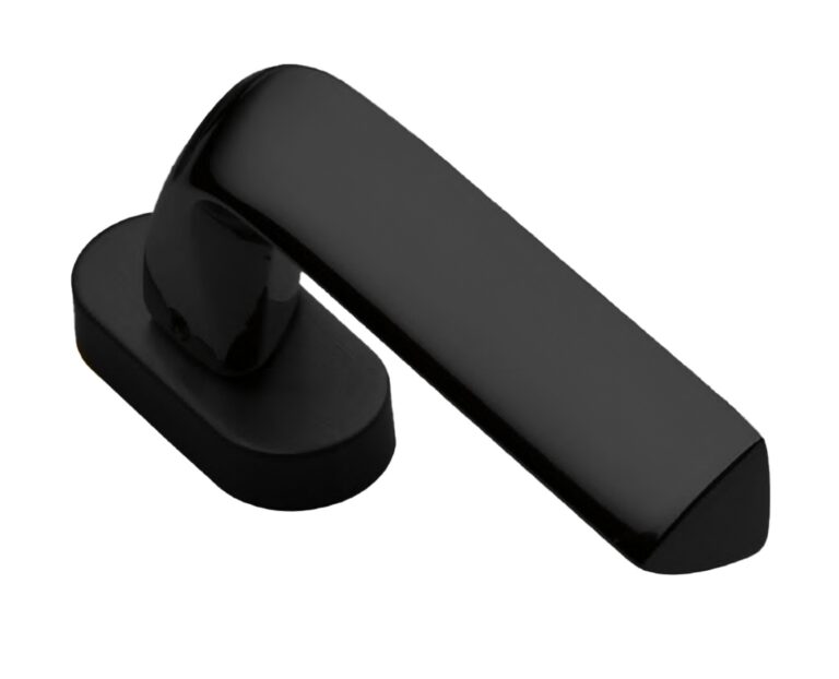 MORELLI Ручка оконная MATRIX W1 NERO-ST, цвет — Черный «soft-touch»