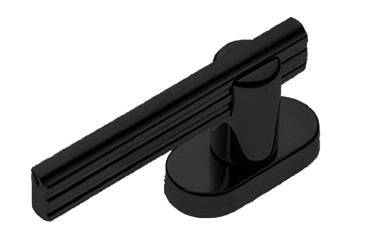 MORELLI Ручка оконная ORCHIDEA W1 NERO-ST, цвет — Черный «soft-touch»