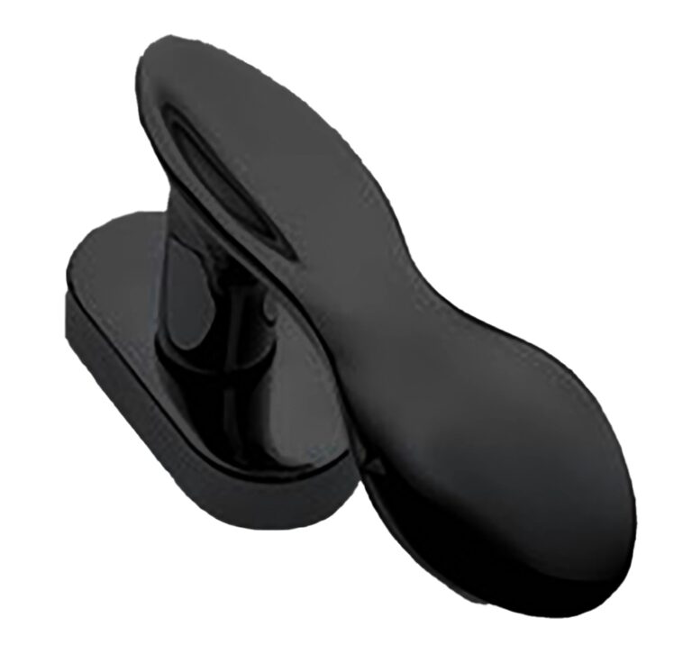 MORELLI Ручка оконная LUNCH W1 NERO-ST, цвет — Черный «soft-touch»