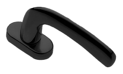 MORELLI Ручка оконная SAND W1 NERO-ST, цвет — Черный «soft-touch»