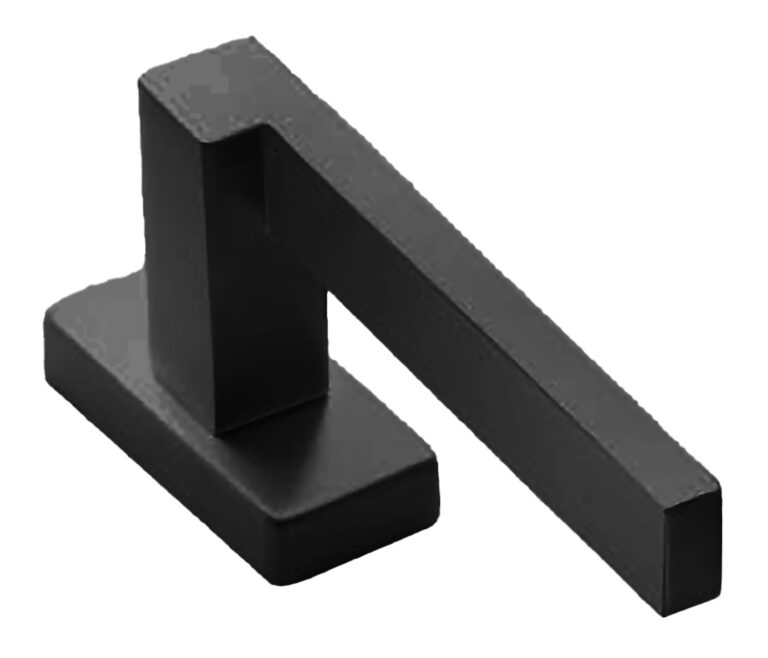 MORELLI Ручка оконная STONE W1 NERO-ST, цвет — Черный «soft-touch»