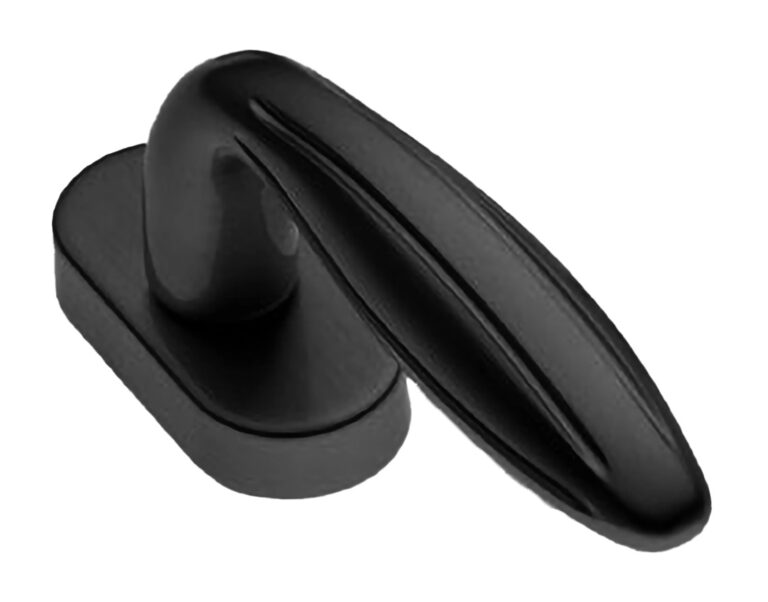 MORELLI Ручка оконная BUD W1 NERO-ST, цвет — Черный «soft-touch»