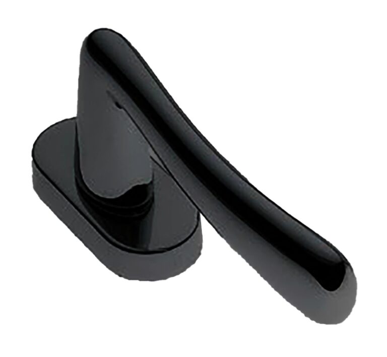 MORELLI Ручка оконная COCKATOO W1 NERO-ST, цвет — Черный «soft-touch»