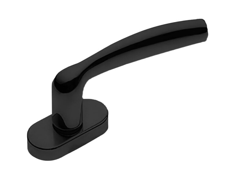 MORELLI Ручка оконная VENERA W1 NERO-ST, цвет — Черный «soft-touch»