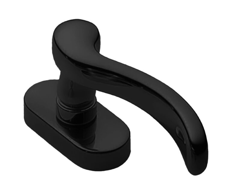 MORELLI Ручка оконная ERICA W1 NERO-ST, цвет — Черный «soft-touch»