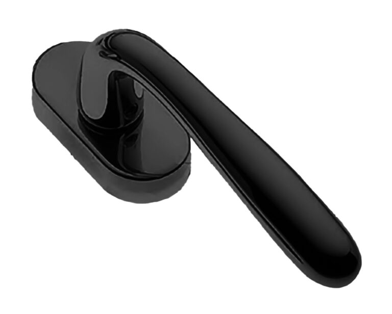 MORELLI Ручка оконная RUBINO W1 NERO-ST, цвет — Черный «soft-touch»