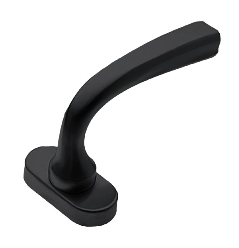 MORELLI Ручка оконная DREAM W1 NERO-ST, цвет — Черный «soft-touch»