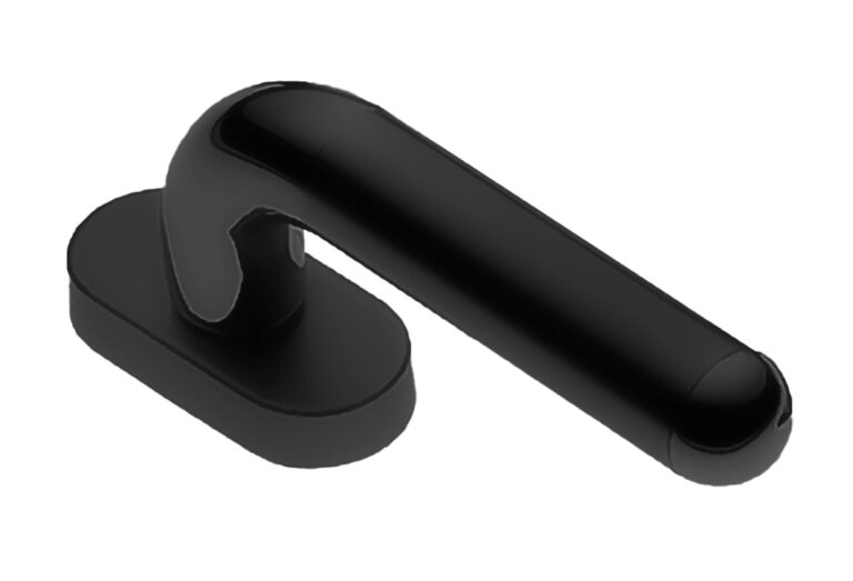 MORELLI Ручка оконная GAVANA W1 NERO-ST, цвет — Черный «soft-touch»