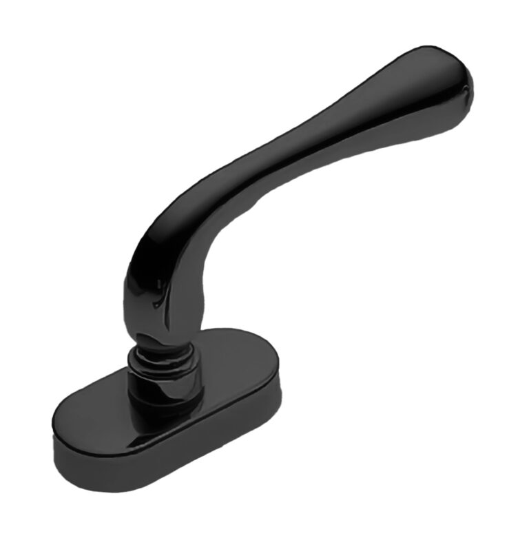MORELLI Ручка оконная ASTRO W1 NERO-ST, цвет — Черный «soft-touch»