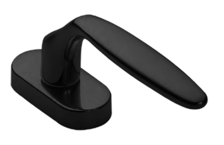 MORELLI Ручка оконная DERBY W1 NERO-ST, цвет — Черный «soft-touch»