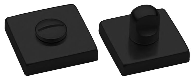 MORELLI LUX-WC-S4-E NERO-ST, завертка сантехническая, цвет — Черный «soft-touch»