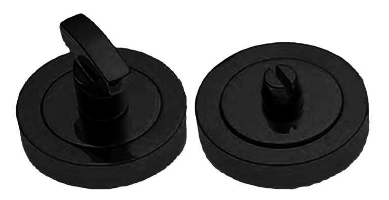 MORELLI LUX-WC-R2-IR NERO-ST, завертка сантехническая, цвет — Черный «soft-touch»