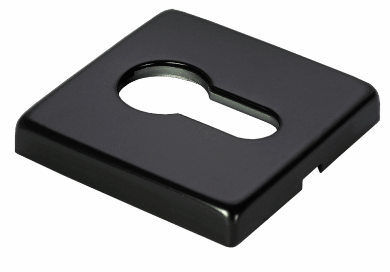 MORELLI LUX-KH-S5 NERO-ST, накладка под евроцилиндр, цвет — черный «soft-touch»