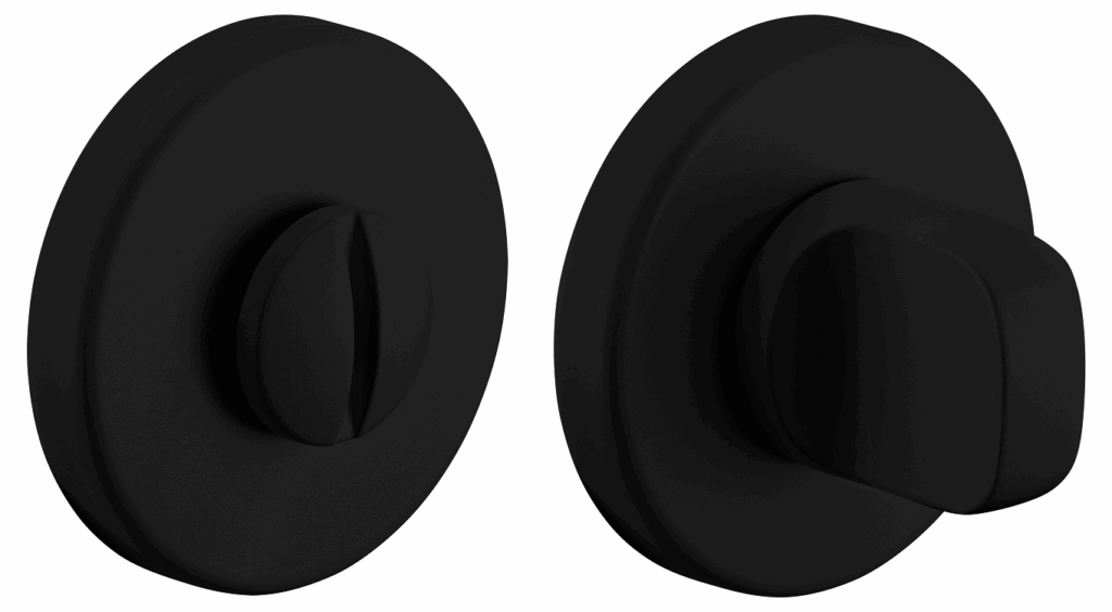 MORELLI LUX-WC-R5 NERO, завертка сантехническая, цвет — черный