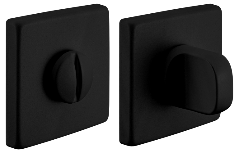 MORELLI LUX-WC-S5 NERO, завертка дверная, цвет — черный