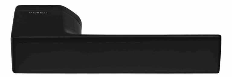 MORELLI Ручка дверная SHUTTLE NERO ST, цвет — черный «soft-touch»