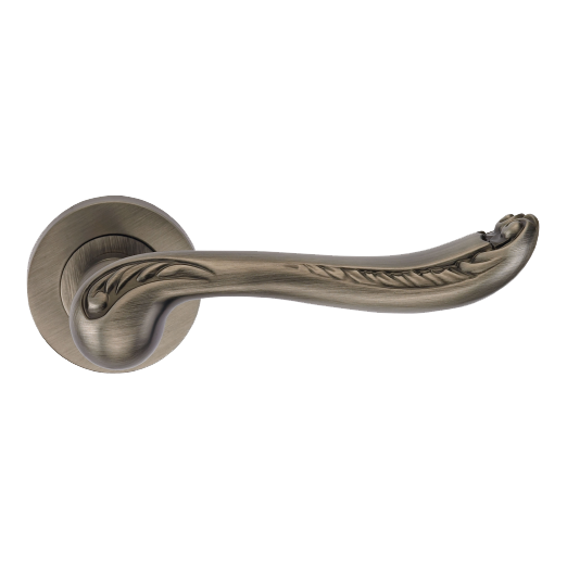 ARCHIE GENESIS Ручка ACANTO BL. SILVER (20G) (на круглой розетке, чернёное серебро)
